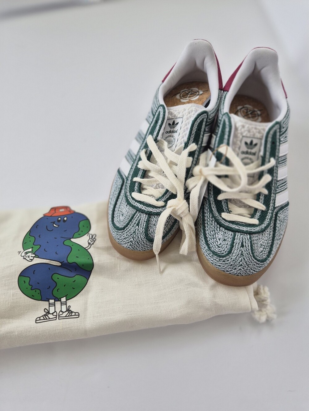 *NWT* [adidas] Gazelle Sean Wotherspoon Green Hemp Sneakers,M5.5/US6, Limited